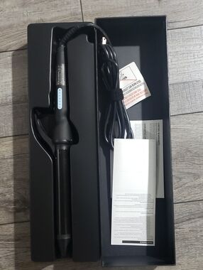 BIO IONIC Long Barrel Styler 1.5" Pro Curling Iron, tested working